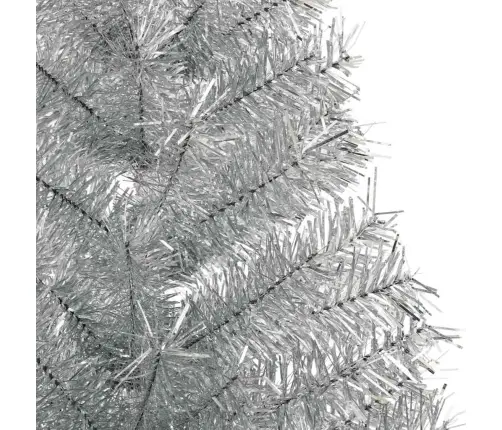 Tehis Pre-Lit Jõulupuu Koos 300 Led-Iga Hõbedane 180 Cm Pet