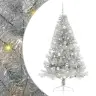 Tehis Pre-Lit Jõulupuu Koos 300 Led-Iga Hõbedane 180 Cm Pet