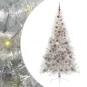Mākslīgais Led Ziemassvētku Eglīte Sudraba 210 Cm Pet Vidaxl