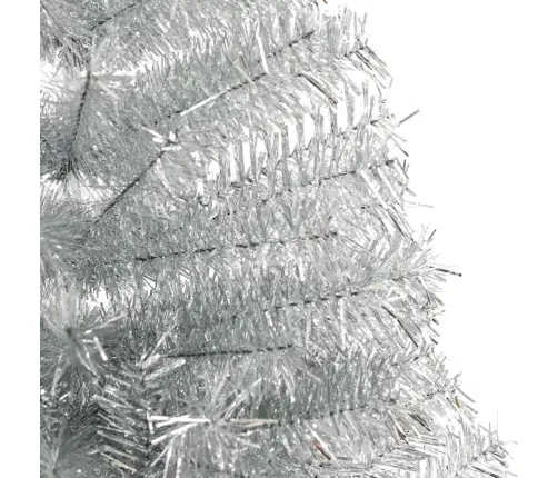 Tehis Pre-Lit Jõulupuu Koos 300 Led-Iga Hõbedane 210 Cm Pet