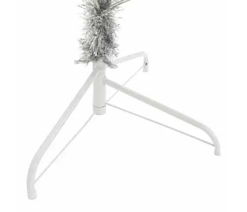 Mākslīgais Led Ziemassvētku Eglīte Sudraba 240 Cm Pet Vidaxl