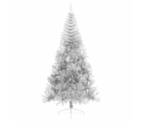 Tehis Pre-Lit Jõulupuu Koos 300 Led-Iga Hõbedane 240 Cm Pet