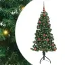 Kampinis Dirbtinis Kalėdų Medis Žalia 120 Cm Pvc Ir Metalas