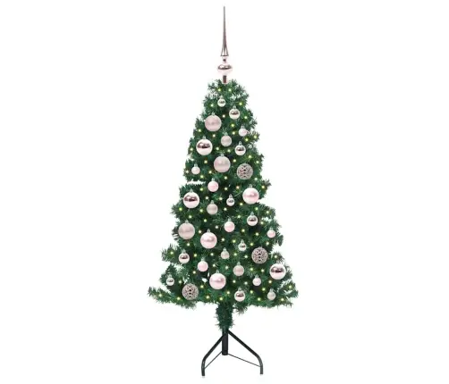 Kampinis Dirbtinis Kalėdų Medis Žalia 120 Cm Pvc Ir Metalas