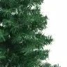 Stūra Mākslīgais Ziemassvētku Koks Zaļa 120 Cm Pvc Un Metāls Vidaxl