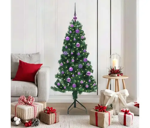 Nurgas Kunstlik Jõulupuu Roheline 150 Cm Pvc Ja Metall