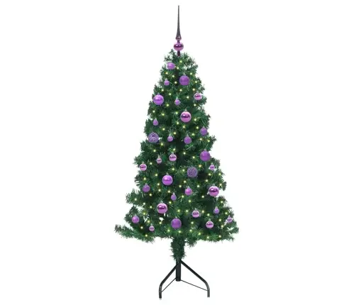 Nurgas Kunstlik Jõulupuu Roheline 150 Cm Pvc Ja Metall