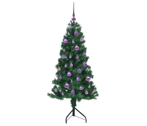 Nurgas Kunstlik Jõulupuu Roheline 150 Cm Pvc Ja Metall