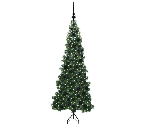 Stūra Mākslīgais Ziemassvētku Koks Zaļa 180 Cm Pvc Un Metāls Vidaxl Stūra Mākslīgais Ziemassvētku Koks Zaļa 180 Cm Pvc Un Metāls Vidaxl