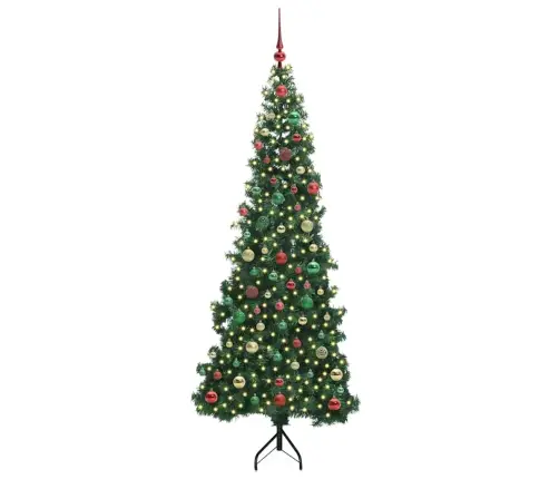 Stūra Mākslīgais Ziemassvētku Koks Zaļa 180 Cm Pvc Un Metāls Vidaxl Stūra Mākslīgais Ziemassvētku Koks Zaļa 180 Cm Pvc Un Metāls Vidaxl