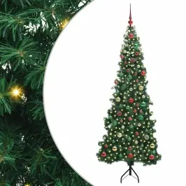 Stūra Mākslīgais Ziemassvētku Koks Zaļa 180 Cm Pvc Un Metāls Vidaxl Stūra Mākslīgais Ziemassvētku Koks Zaļa 180 Cm Pvc Un Metāls Vidaxl