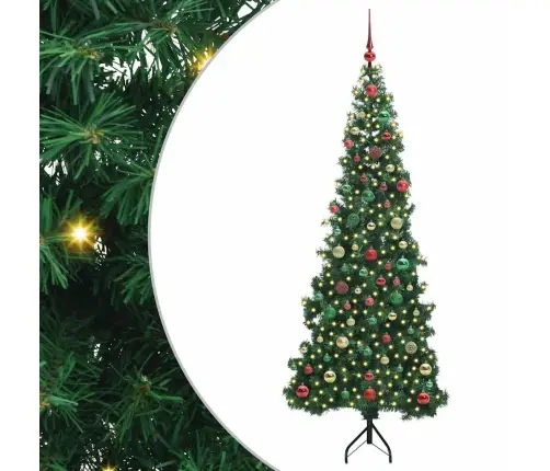 Stūra Mākslīgais Ziemassvētku Koks Zaļa 180 Cm Pvc Un Metāls Vidaxl Stūra Mākslīgais Ziemassvētku Koks Zaļa 180 Cm Pvc Un Metāls Vidaxl