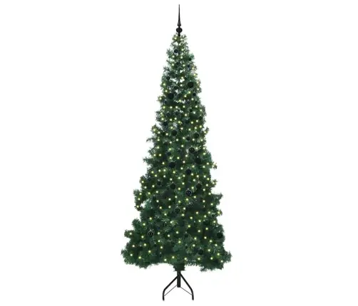 Kampinis Dirbtinis Kalėdų Medis Žalia 240 Cm Pvc Ir Metalas