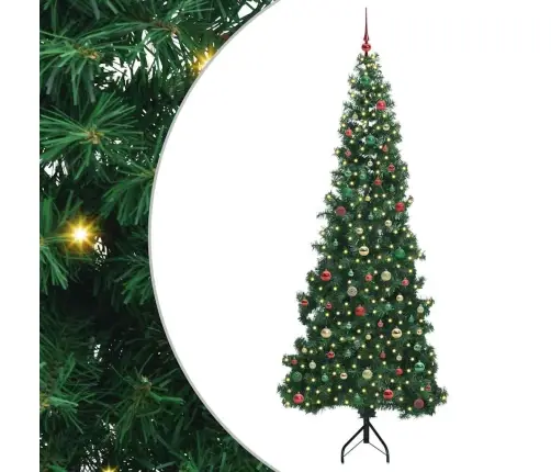 Nurgas Kunstlik Jõulupuu Roheline 240 Cm Pvc Ja Metall