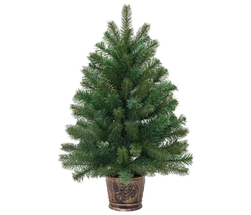 Mākslīgā Ziemassvētku Eglīte Su 150 Led Zaļa 65 Cm Pe Un Pvc Vidaxl