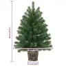 Tehisjõulupuu Koos 150 Led-Iga Roheline 95 Cm Pe Ja Pvc