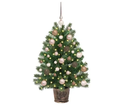 Tehisjõulupuu Koos 150 Led-Iga Roheline 95 Cm Pe Ja Pvc