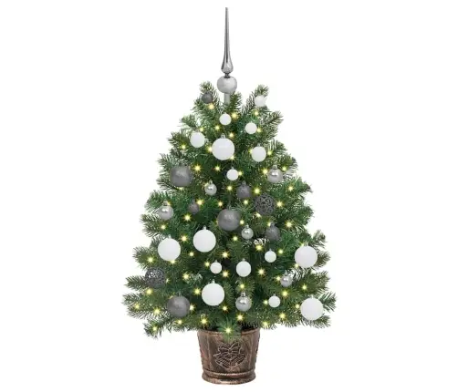 Dirbtinė Kalėdų Eglutė Su 150 Led S Stovu Žalia 95 Cm Pe Ir Pvc