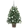 Dirbtinė Kalėdų Eglutė Su 150 Led S Stovu Žalia 95 Cm Pe Ir Pvc
