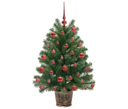 Tehisjõulupuu Koos 150 Led-Iga Roheline 95 Cm Pe Ja Pvc