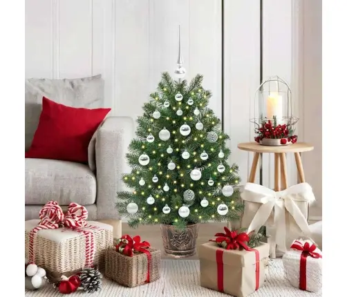 Dirbtinė Kalėdų Eglutė Su 150 Led S Stovu Žalia 95 Cm Pe Ir Pvc Dirbtinė Kalėdų Eglutė Su 150 Led S Stovu Žalia 95 Cm Pe Ir Pvc