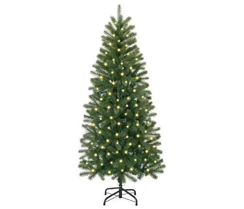 Mākslīgā Ziemassvētku Eglīte Su 150 Led Zaļa 120 Cm Pe Un Pvc Vidaxl