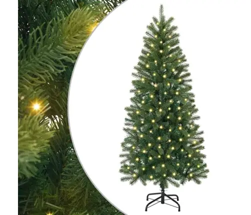 Mākslīgā Ziemassvētku Eglīte Su 150 Led Zaļa 120 Cm Pe Un Pvc Vidaxl