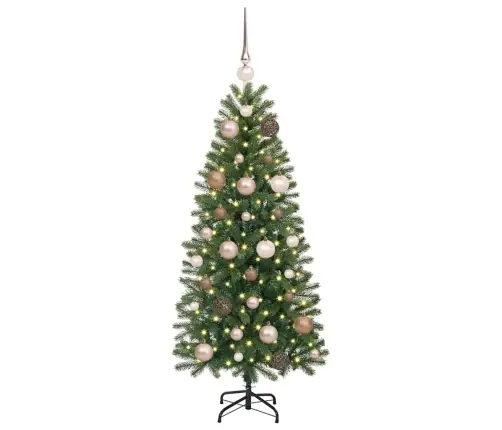 Mākslīgā Ziemassvētku Eglīte Su 150 Led Zaļa 120 Cm Pe Un Pvc Vidaxl
