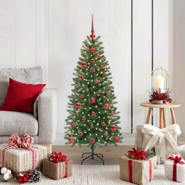 Dirbtinė Kalėdų Eglutė Su 150 Led Žalia 120 Cm Pe Ir Pvc