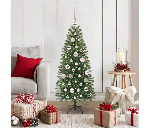 Mākslīgā Ziemassvētku Eglīte Su 150 Led Zaļa 120 Cm Pe Un Pvc Vidaxl