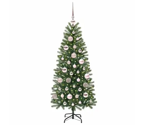 Mākslīgā Ziemassvētku Eglīte Su 150 Led Zaļa 120 Cm Pe Un Pvc Vidaxl