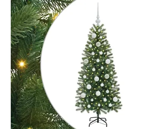 Mākslīgā Ziemassvētku Eglīte Su 150 Led Zaļa 120 Cm Pe Un Pvc Vidaxl