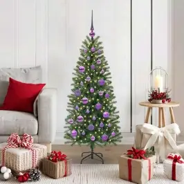 Dirbtinė Kalėdų Eglutė Su 150 Led Žalia 120 Cm Pe Ir Pvc