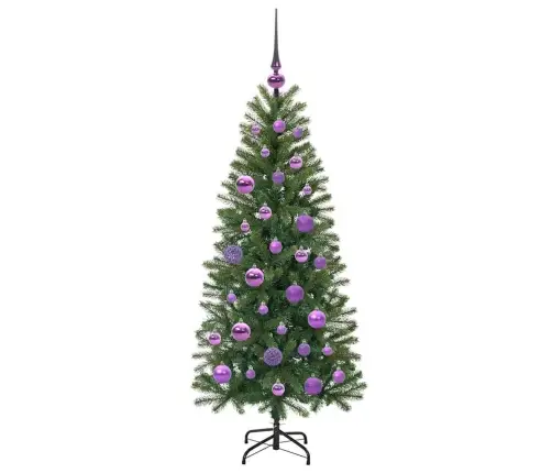 Dirbtinė Kalėdų Eglutė Su 150 Led Žalia 120 Cm Pe Ir Pvc