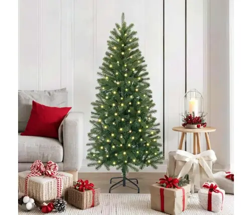 Tehisjõulupuu Koos 150 Led-Iga Roheline 150 Cm Pe Ja Pvc