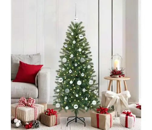 Mākslīgā Ziemassvētku Eglīte Su 150 Led Zaļa 150 Cm Pe Un Pvc Vidaxl