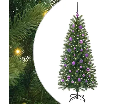 Tehisjõulupuu Koos 150 Led-Iga Roheline 150 Cm Pe Ja Pvc Tehisjõulupuu Koos 150 Led-Iga Roheline 150 Cm Pe Ja Pvc