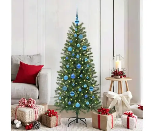 Tehisjõulupuu Koos 150 Led-Iga Roheline 150 Cm Pe Ja Pvc