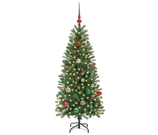 Mākslīgā Ziemassvētku Eglīte Su 150 Led Zaļa 150 Cm Pe Un Pvc Vidaxl