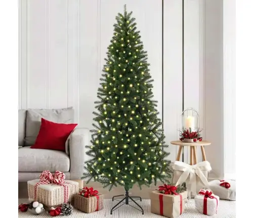 Tehisjõulupuu Koos 300 Led-Iga Roheline 180 Cm Pe Ja Pvc