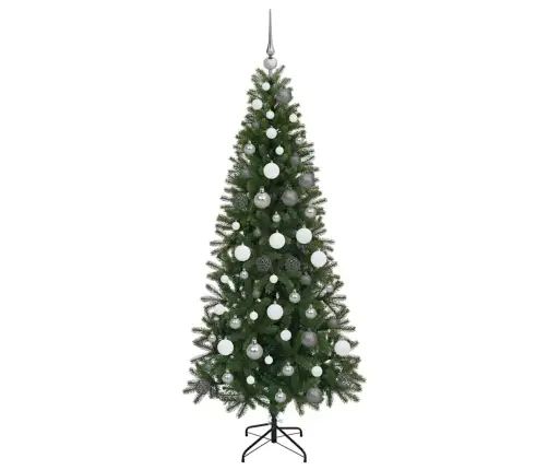 Mākslīgā Ziemassvētku Eglīte Su 300 Led Zaļa 180 Cm Pe Un Pvc Vidaxl