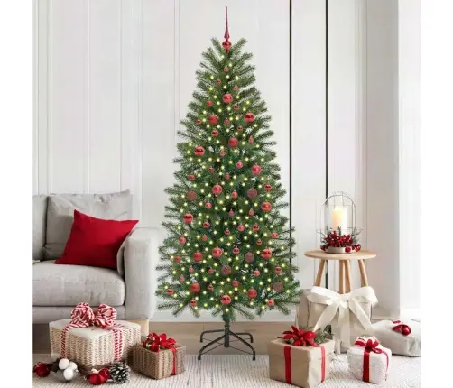 Mākslīgā Ziemassvētku Eglīte Su 300 Led Zaļa 180 Cm Pe Un Pvc Vidaxl