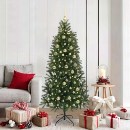 Mākslīgā Ziemassvētku Eglīte Su 300 Led Zaļa 180 Cm Pe Un Pvc Vidaxl