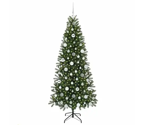 Mākslīgā Ziemassvētku Eglīte Su 300 Led Zaļa 180 Cm Pe Un Pvc Vidaxl