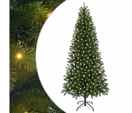 Dirbtinė Kalėdų Eglutė Su 300 Led Žalia 210 Cm Pe Ir Pvc