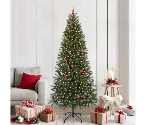 Dirbtinė Kalėdų Eglutė Su 300 Led Žalia 210 Cm Pe Ir Pvc Dirbtinė Kalėdų Eglutė Su 300 Led Žalia 210 Cm Pe Ir Pvc