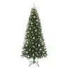 Dirbtinė Kalėdų Eglutė Su 300 Led Žalia 210 Cm Pe Ir Pvc