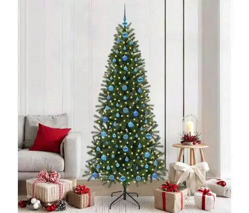 Mākslīgā Ziemassvētku Eglīte Su 300 Led Zaļa 210 Cm Pe Un Pvc Vidaxl Mākslīgā Ziemassvētku Eglīte Su 300 Led Zaļa 210 Cm Pe Un Pvc Vidaxl