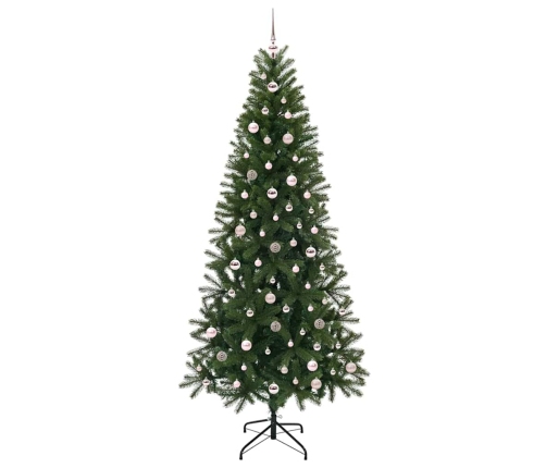 Mākslīgā Ziemassvētku Eglīte Su 300 Led Zaļa 240 Cm Pe Un Pvc Vidaxl
