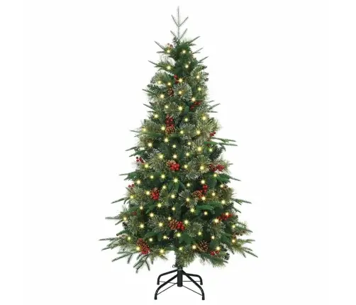 Dirbtinė Sulankstoma Kalėdų Eglutė Žalia 120 Cm Pe Ir Pvc